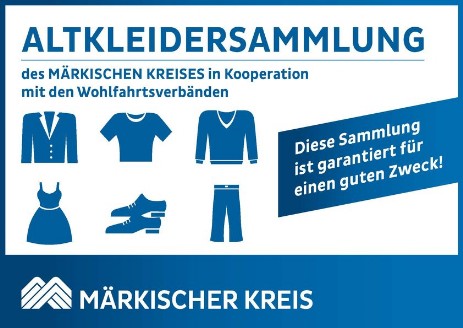 Altkleidersammlung des MK Qualitätslogo des MK